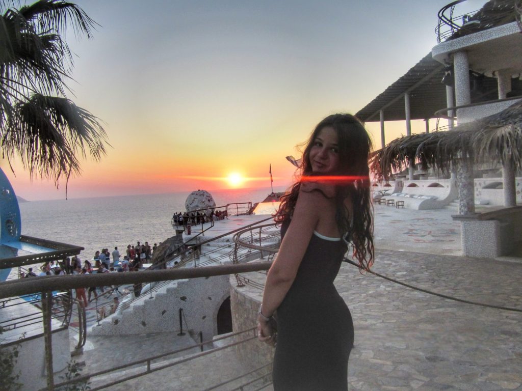 this is a photo of me on the island of Ios