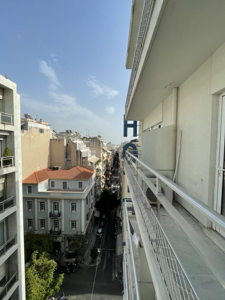 this is a photo i took on the balcony of my hotel room in athens