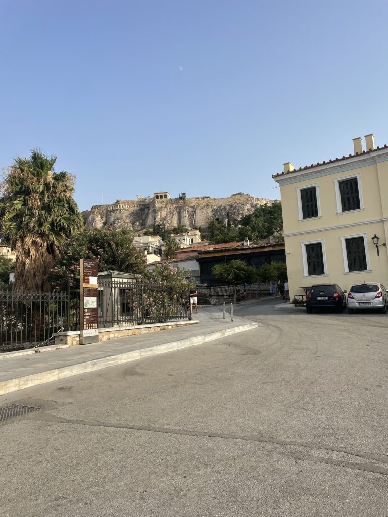 photo i took while walking around ruins in athens